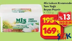 MİS LOKUM KIVAMINDA TAM YAĞLI BEYAZ PEYNİR 1000 G